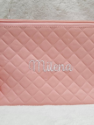 Necessaire personalizada madrinha lembrancinha