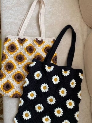 Bolsa de crochê, ecobag de crochê