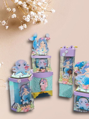 Kit festa vitrine sereia