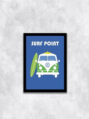 Quadro surf point (a3- com vidro)