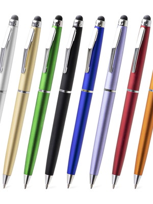 Caneta plástica com touch 509 - personalizada