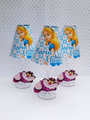 Abajur alice no país das maravilhas com led