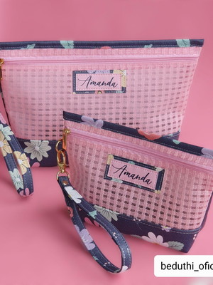 Kit necessaire praia/piscina personalizada