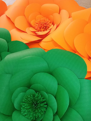 Flores gigante kit com 5 flores