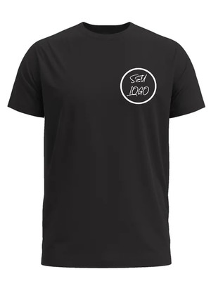 Camiseta 100% algodão personalizada