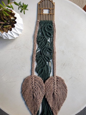Janela de macramé