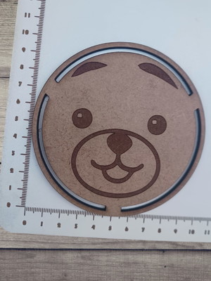 Recorte para macramê leãozinho 10 cm