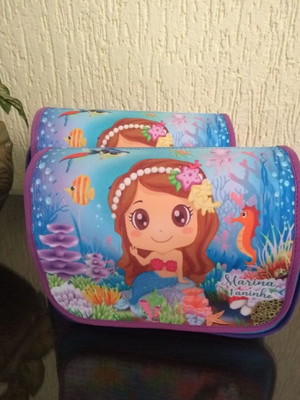 Necessaire com aba para lembrancinha
