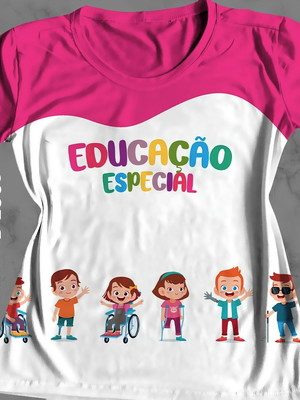 Baby look educação especial