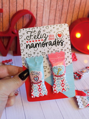 Card com balinhas dia dos namorados