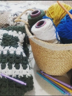 Cachepot/cesto de sisal