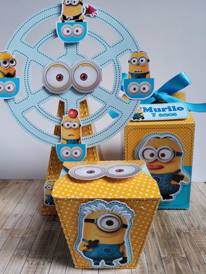 Kit lembrancinhas minions 58 itens