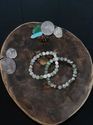 Pulseira ágata musgo
