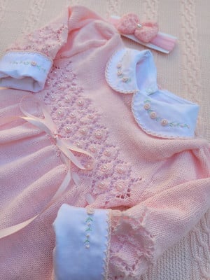 Conjunto 4 peças avelã (p) rosa