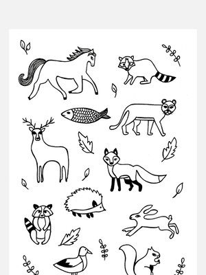 Print animals