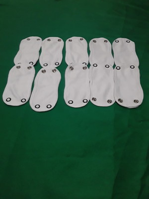 7 extensor para body de malha 100% algodão com 2 botões