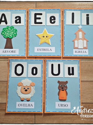 Vogais letras bastão