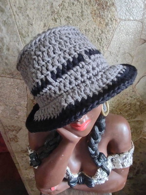 Bucket hat chapéu inverno em crochê