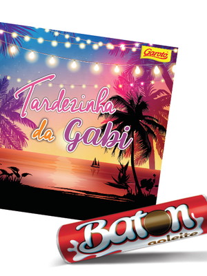 Rótulo para baton tardezinha