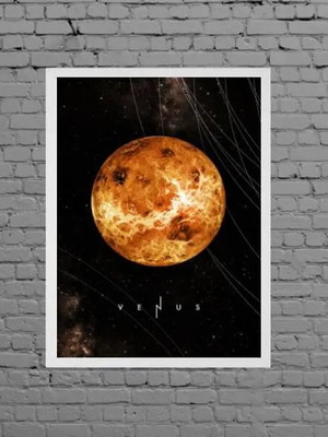 Quadro astrologia planeta venus (a3- com vidro)