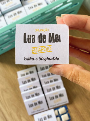 Lembrança operação lua de mel (amarelo)