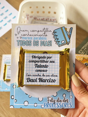 Card talento dia dos professores