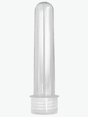 10 tubetes de acrílico transparente 13 cm