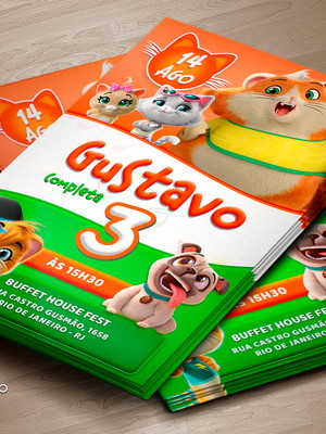 Convite digital 44 gatos