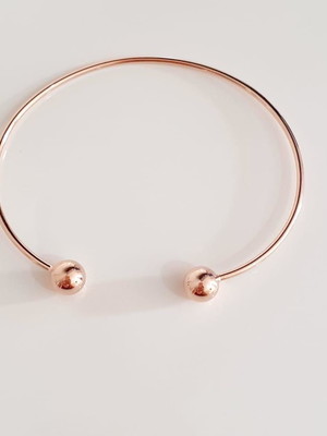 Pulseira bracelete aro aberto tam 18.5cm banhado ouro18k