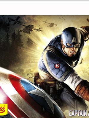 Rótulo para batom capitão america