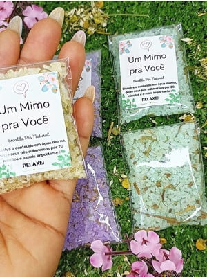 40un. escalda pés natural brindes e presente cliente eventos