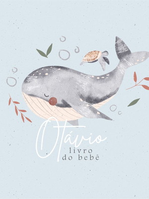 Livro do bebê minha baleia