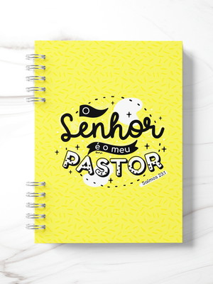 Caderno devocional e gratidão / personalizado com nome