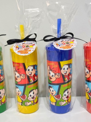 Copo longdrink turma da monica