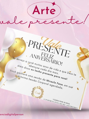 Vale presente para cliente