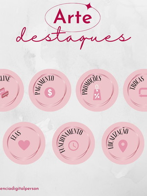 Destaques para o instagram + artes para os stories