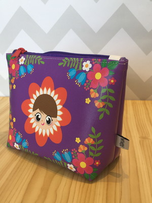Necessaire tity p - menina flor