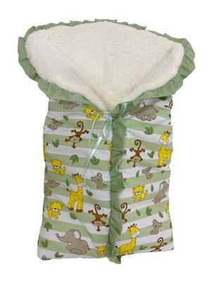 Porta bebe safari forro carneiro quentinho