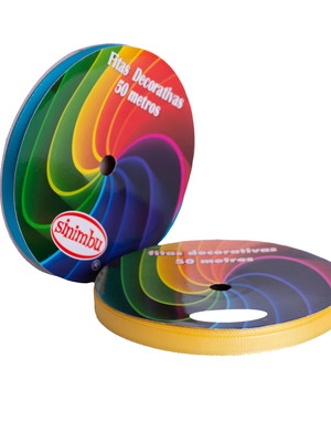 Fita gorgurão sinimbu n2(10mm) rolo 50 metros 1354/10