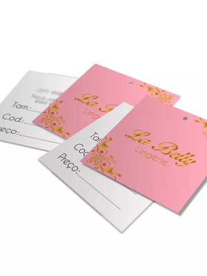 2.000 mini tags personalizadas etiquetas para roupas