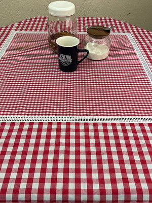 Toalha de mesa xadrez