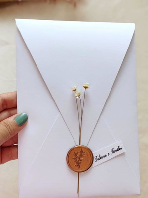 Kit convite envelope carta
