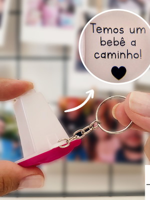 Kit 2 uns de chaveiro monóculo personalizado com foto/frase