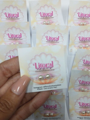Card com brincos