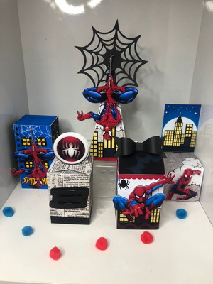 50 personalizados homem aranha