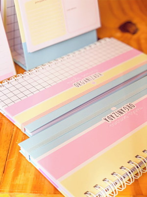 Desk planner semanal