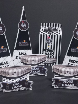 Kit festa galo times gol futebol