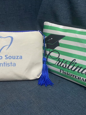 Necessaire de napa personalizadas formandos