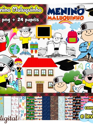 Kit digital menino maluquinho
