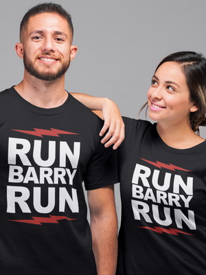 Camiseta the flash run barry run logo run dmc séries blusa